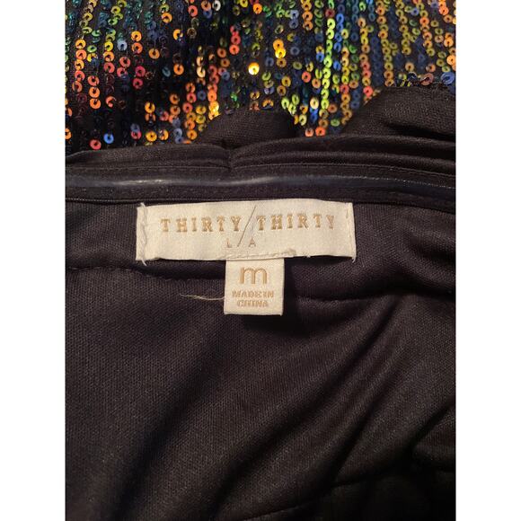 Thirty Thirty Sequin Party Prom Dress Size M - Picture 3 of 7